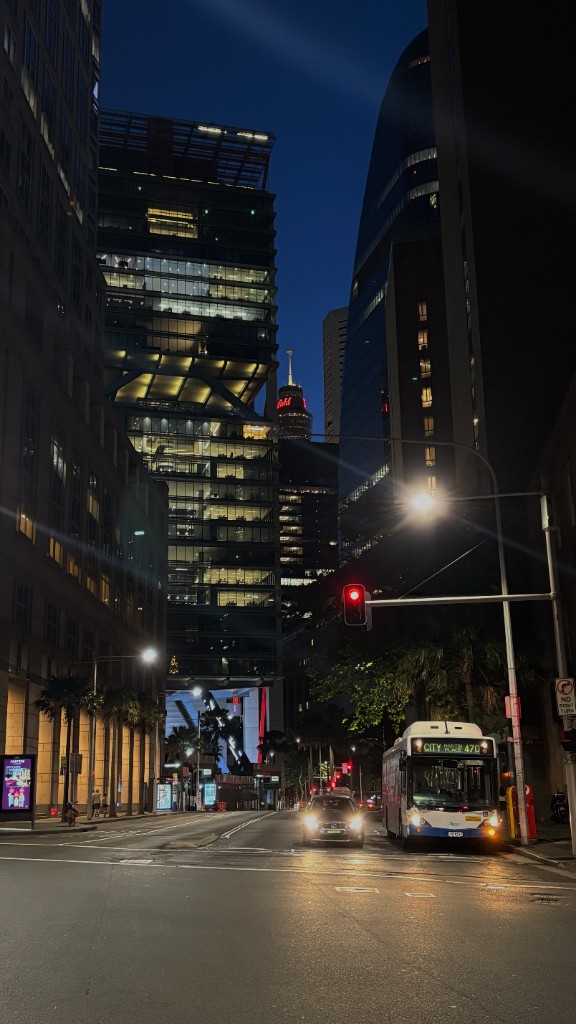 Apple Foundation Programme – Sydney bus at night