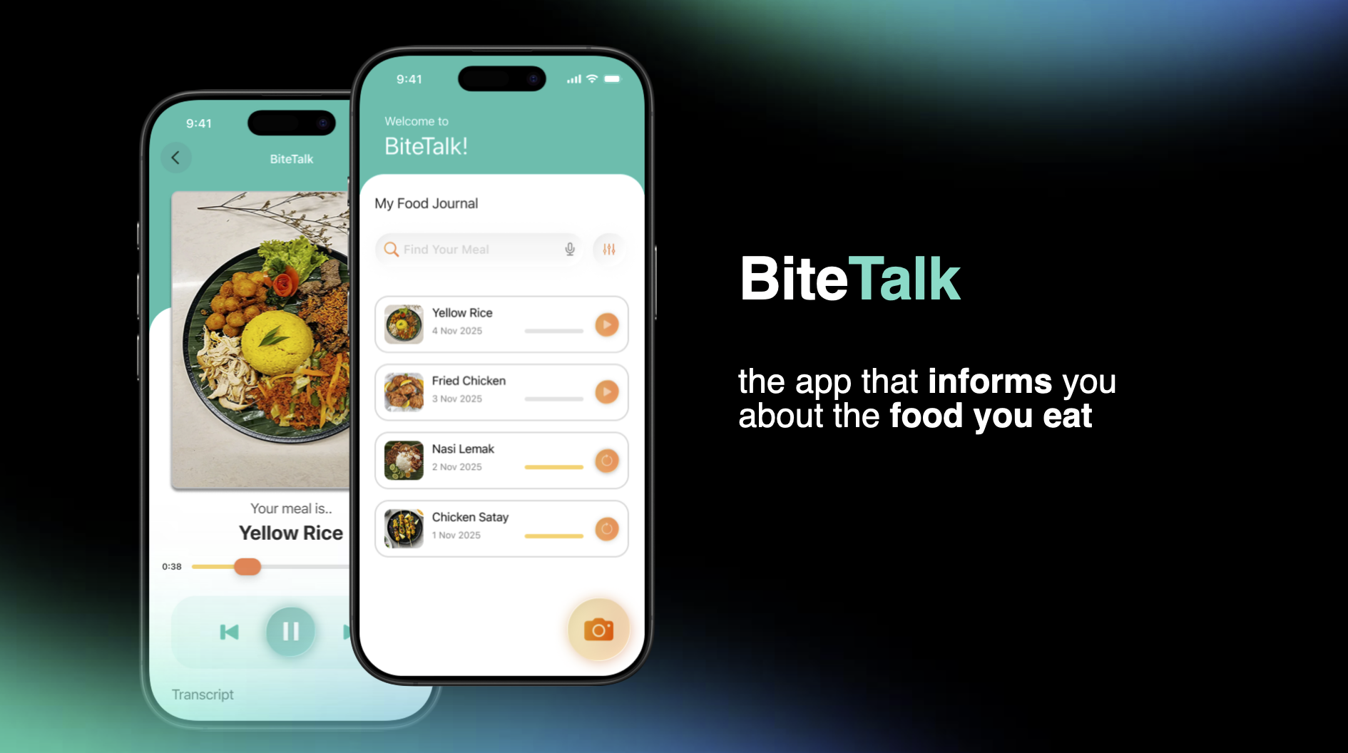 BiteTalk app preview